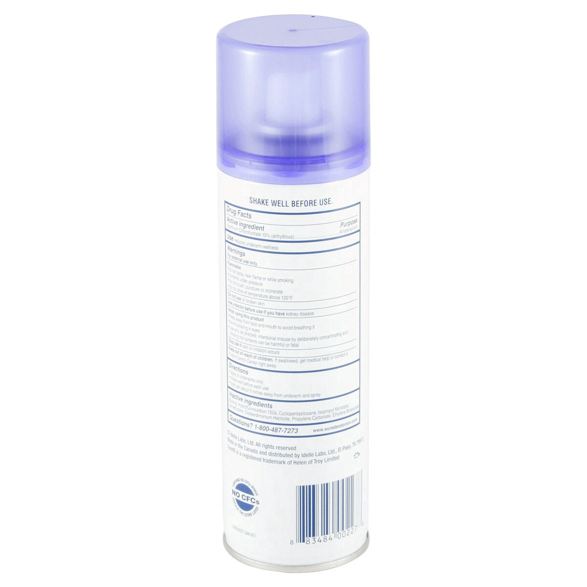 slide 2 of 2, Sure Anti-Perspirant & Deodorant Aerosol Unscented - 6 Oz, 6 oz