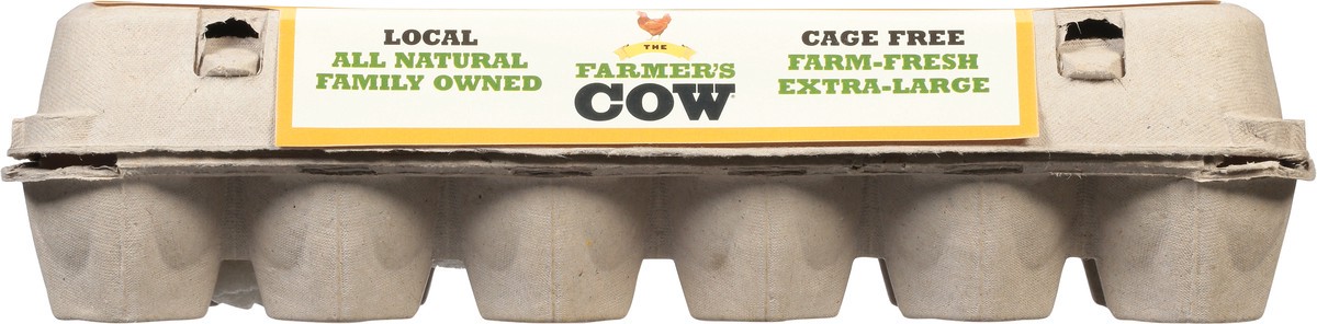 slide 6 of 9, The Farmer's Cow Brown Eggs Extra-Large - 12 ct, 12 ct
