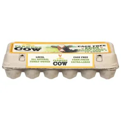 The Farmer's Cow Brown Eggs Extra-Large - 12 ct