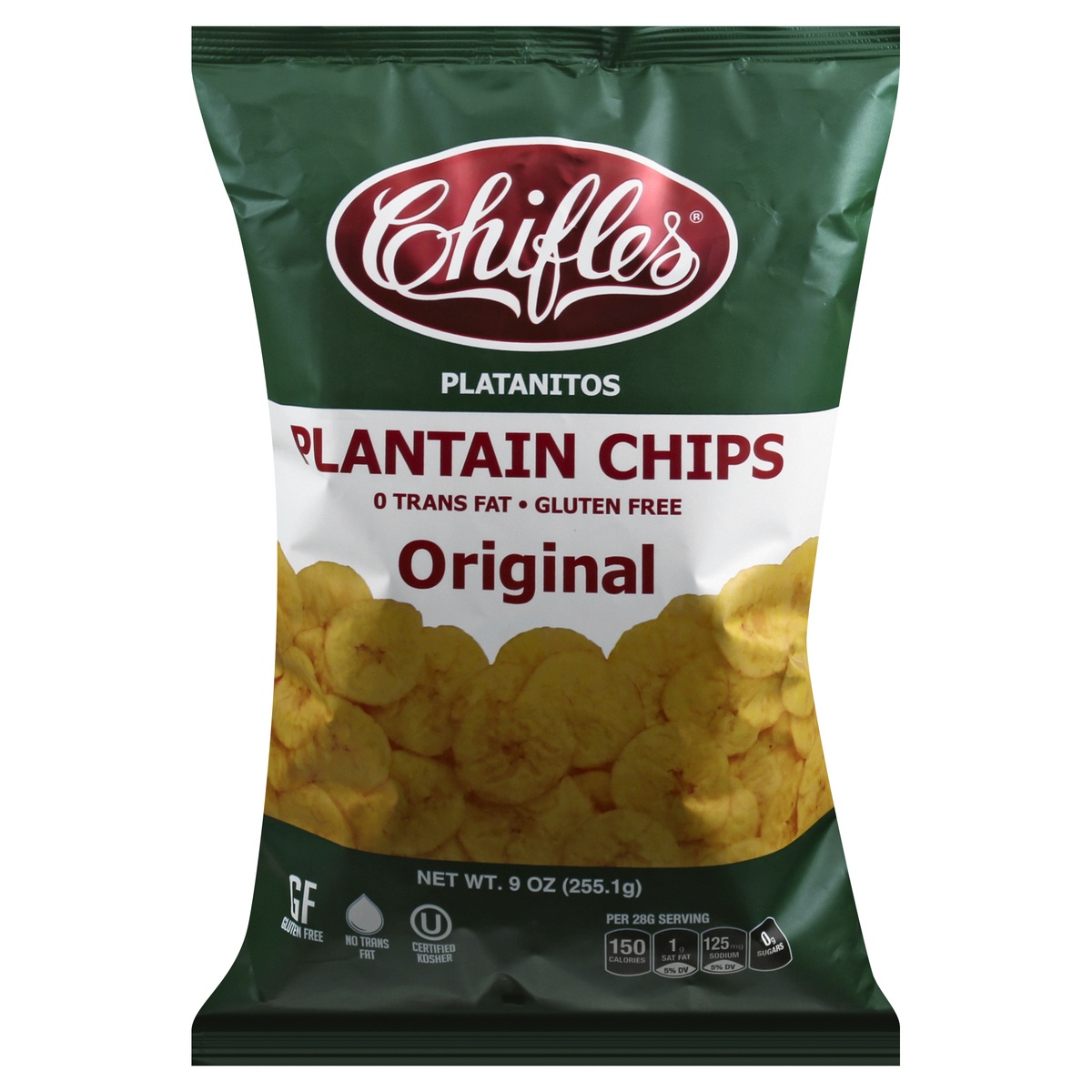 slide 1 of 1, PLANTAIN SNACKS Chifle's Platanitos (Plantain Chips) No Salt, 1 ct