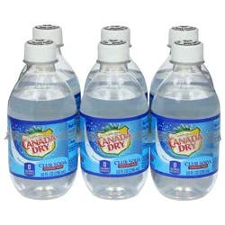 Canada Dry Sodium Free Club Soda 6 - 10 fl oz Bottles