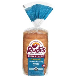 Rudi's Thin Sliced Organic Country Morning White Bread 18 oz