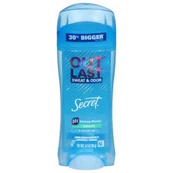 Secret Outlast Sweat & Odor Unscented Antiperspirant/Deodorant 3.4 oz