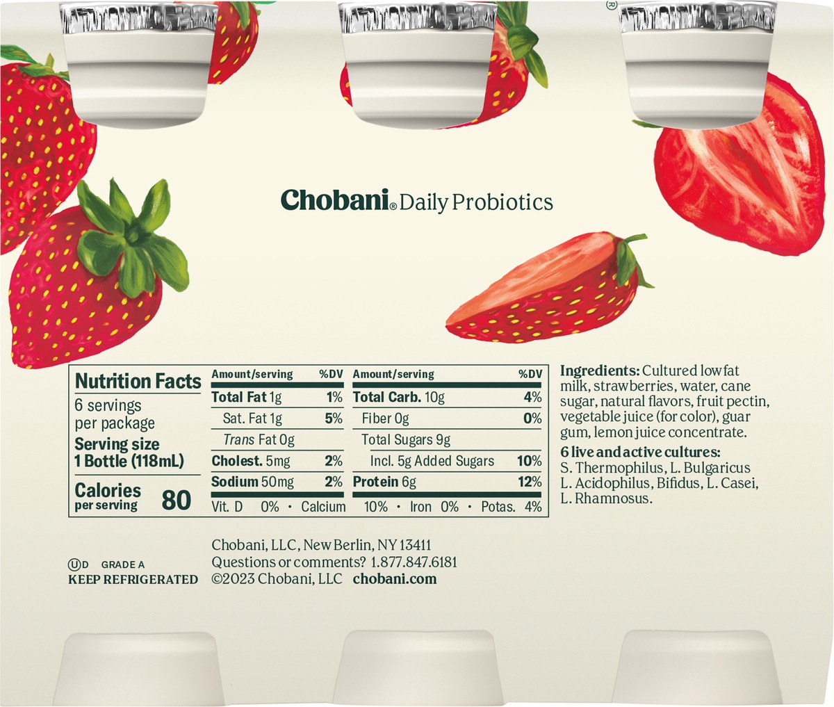 slide 10 of 13, Chobani Yogurt Drink, 6 ct