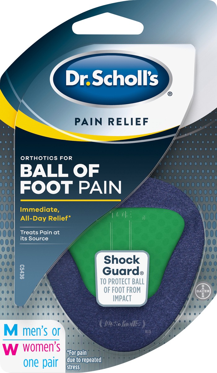 slide 3 of 4, Dr. Scholl's Orthotics for Ball of Foot Pain Men's or Women's Insoles 1 ea, 1 ct