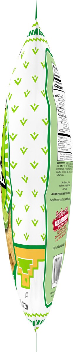 slide 3 of 7, Herr's Restaurant Style White Corn Lime Flavored Tortilla Chips 11 oz, 11 oz