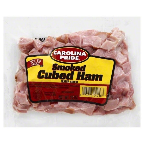 slide 1 of 1, Carolina Pride Smoked Cubed Ham, 10 oz