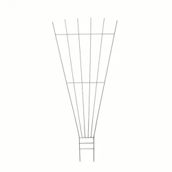 60" Fan Trellis Black