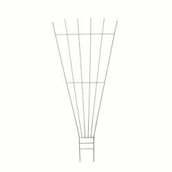 60" Fan Trellis Black