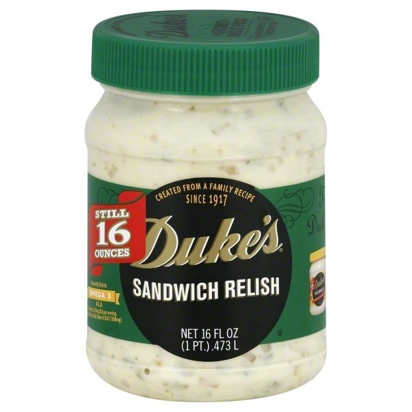 slide 1 of 2, Duke's Sandwich Relish, 16 oz