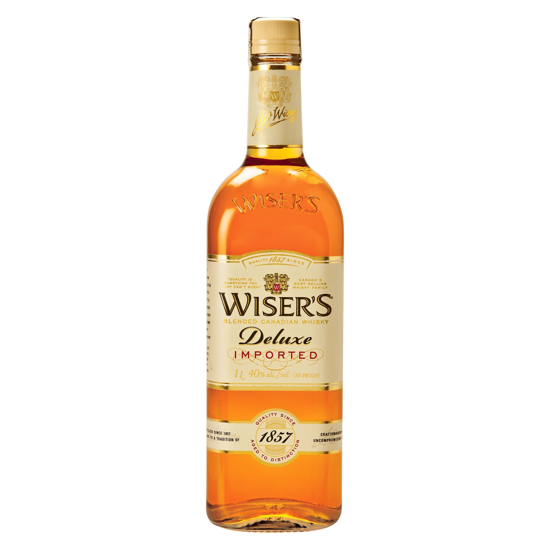 slide 1 of 1, JP Wiser's Deluxe Blended Canadian Whiskey, 1 liter