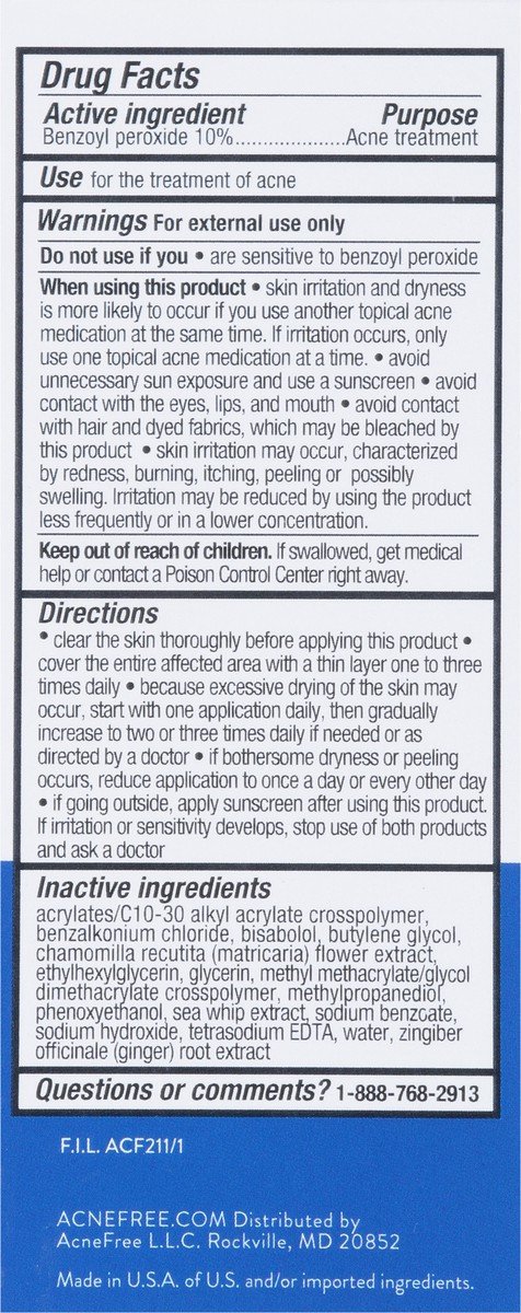 slide 11 of 13, AcneFree Maximum Strength Ginger Chamomile Terminator 10 1 fl oz, 1 fl oz