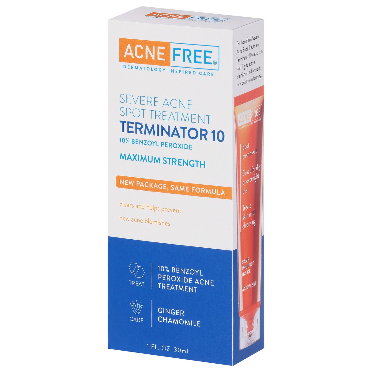 slide 6 of 13, AcneFree Maximum Strength Ginger Chamomile Terminator 10 1 fl oz, 1 fl oz