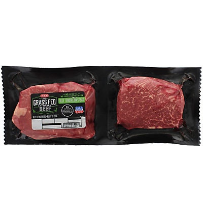 slide 1 of 1, H-E-B Grass Fed&nbsp;Beef Tenderloin Steak Boneless Extra Thick, USDA Choice&nbsp;, per lb