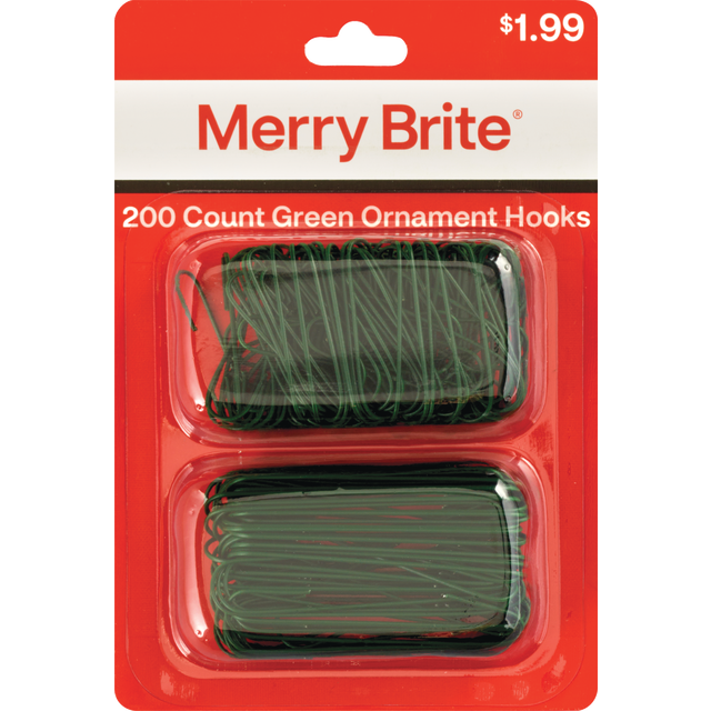 slide 1 of 1, CVS Health Mb Metal Ornament Hooks 2A, 1 ct