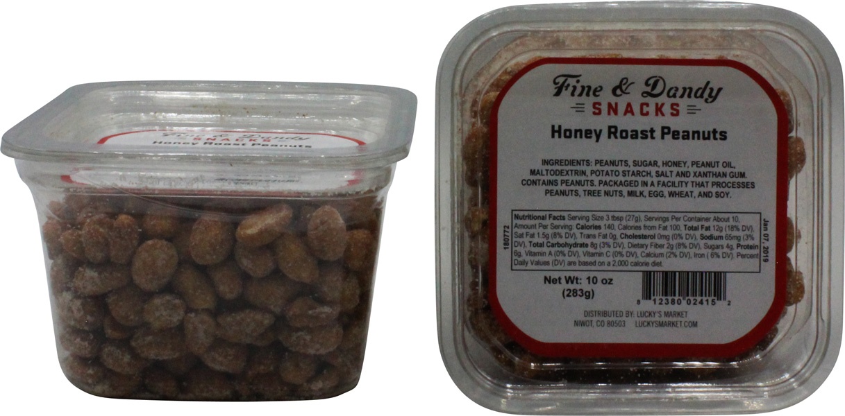 slide 1 of 1, Hot Rod Snacks Honey Roasted Peanuts , 10 oz