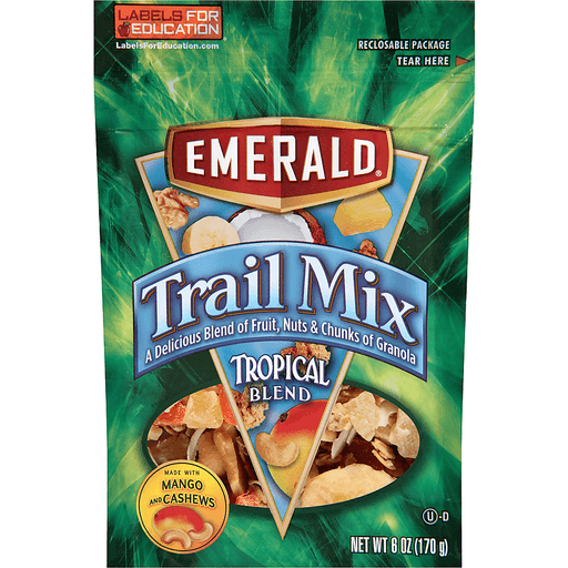 slide 1 of 3, Emerald Tropical Blend Premium Trail Mix, 6 oz