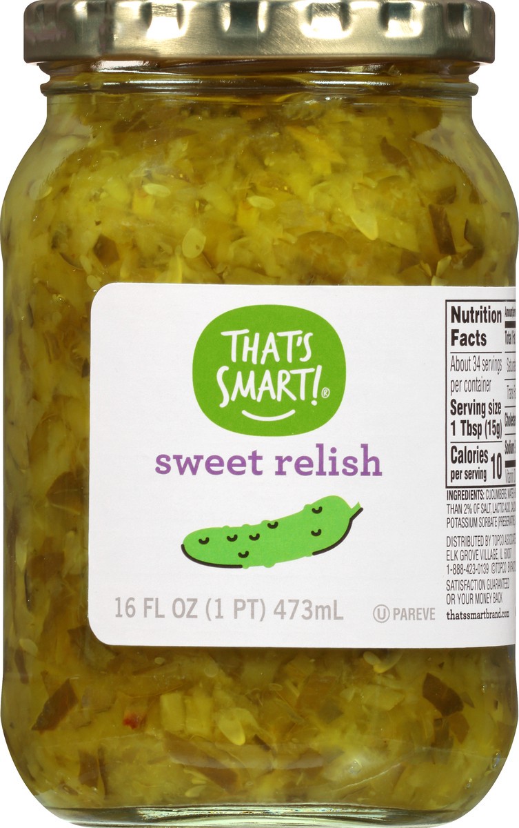 slide 1 of 9, That's Smart! Sweet Relish 16 oz, 16 oz