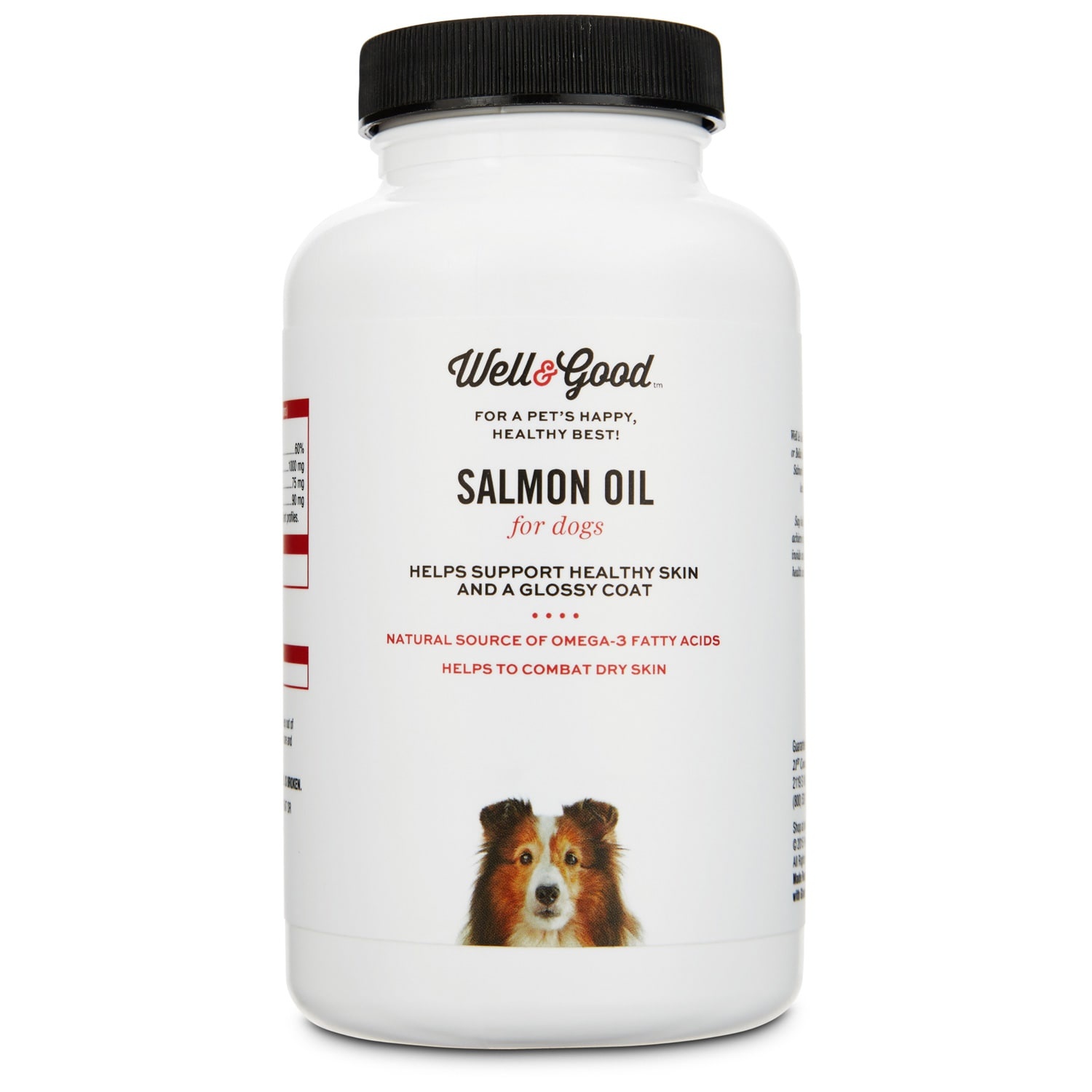 slide 1 of 1, Well & Good Skin & Coat Salmon Oil Dog Capsules, 1 ct