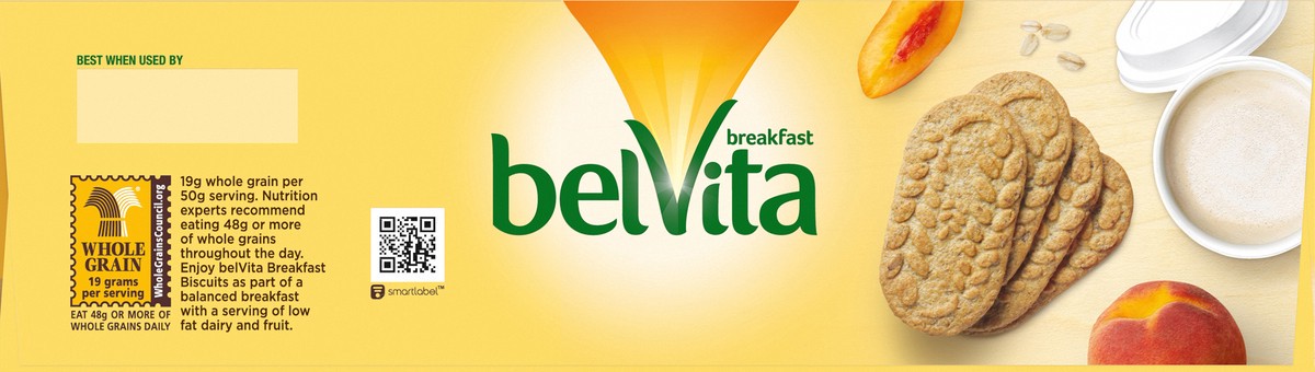 slide 9 of 13, belVita Breakfast Biscuits, Golden Oat Flavor, 8 Packs (4 Biscuits Per Pack), 0.88 lb