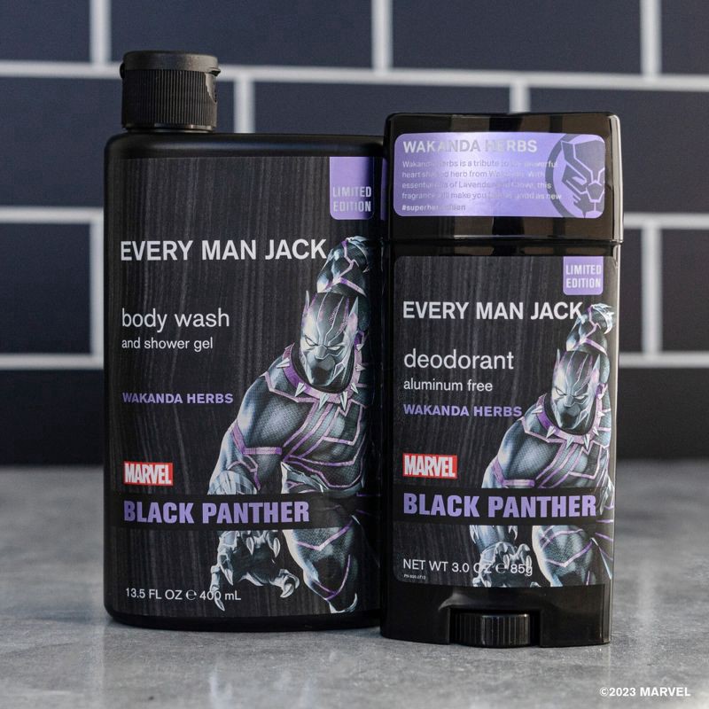 slide 5 of 6, Every Man Jack Black Panther Wakanda Herbs Deodorant - 3oz, 1 ct