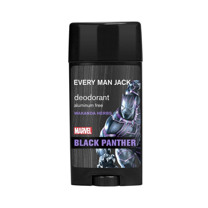 slide 1 of 6, Every Man Jack Black Panther Wakanda Herbs Deodorant - 3oz, 1 ct