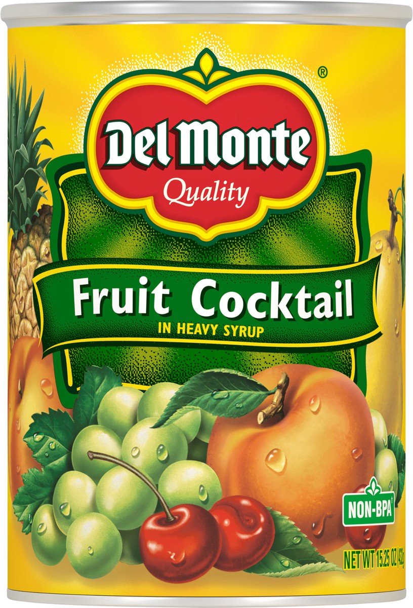 slide 11 of 11, Del Monte Fruit Cocktail In Heavy Syrup, 15.25 oz