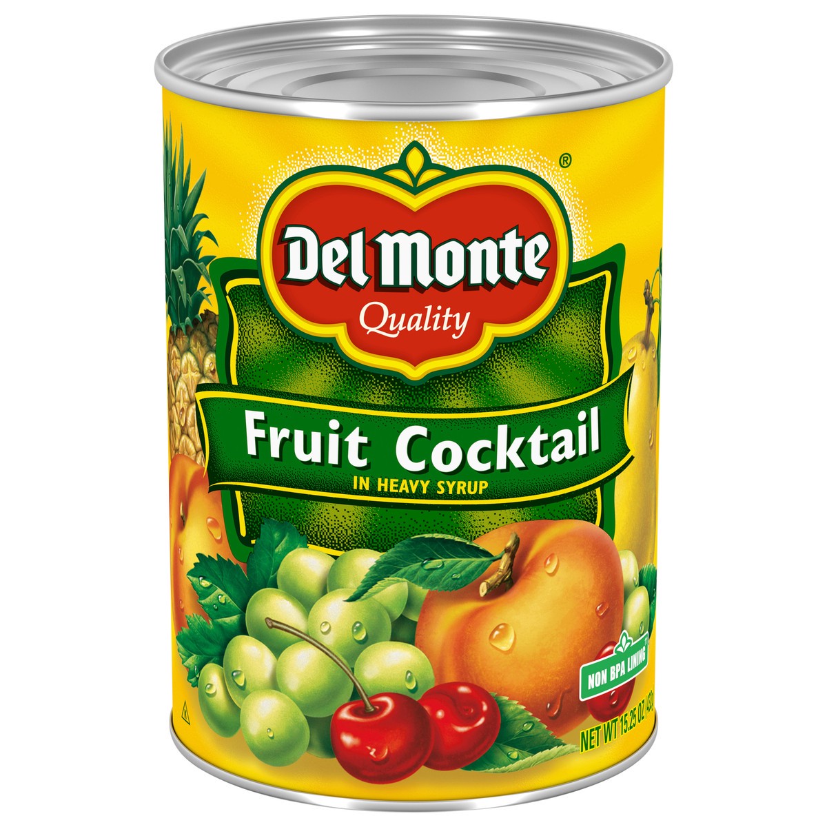 slide 1 of 11, Del Monte Fruit Cocktail in Heavy Syrup, 15.25 oz Can, 15.25 oz