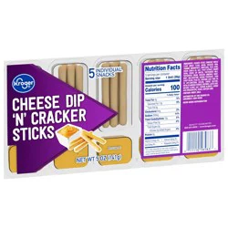 Kroger Cheese Dip 'N' Cracker Sticks