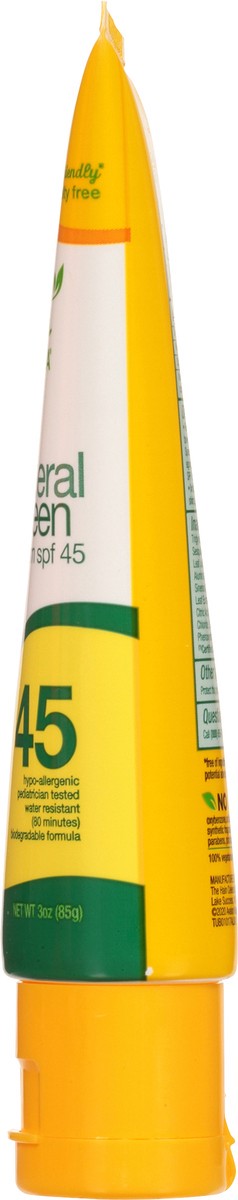 slide 6 of 8, Alba Botanica Broad Spectrum SPF 45 Baby Clear Mineral Sunscreen Lotion 3 oz. Tube, 3 oz