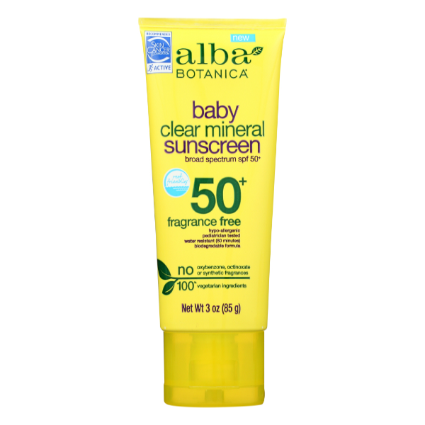 slide 1 of 1, Alba Botanica Sunscreen Spf50 Mineral Baby, 3 oz