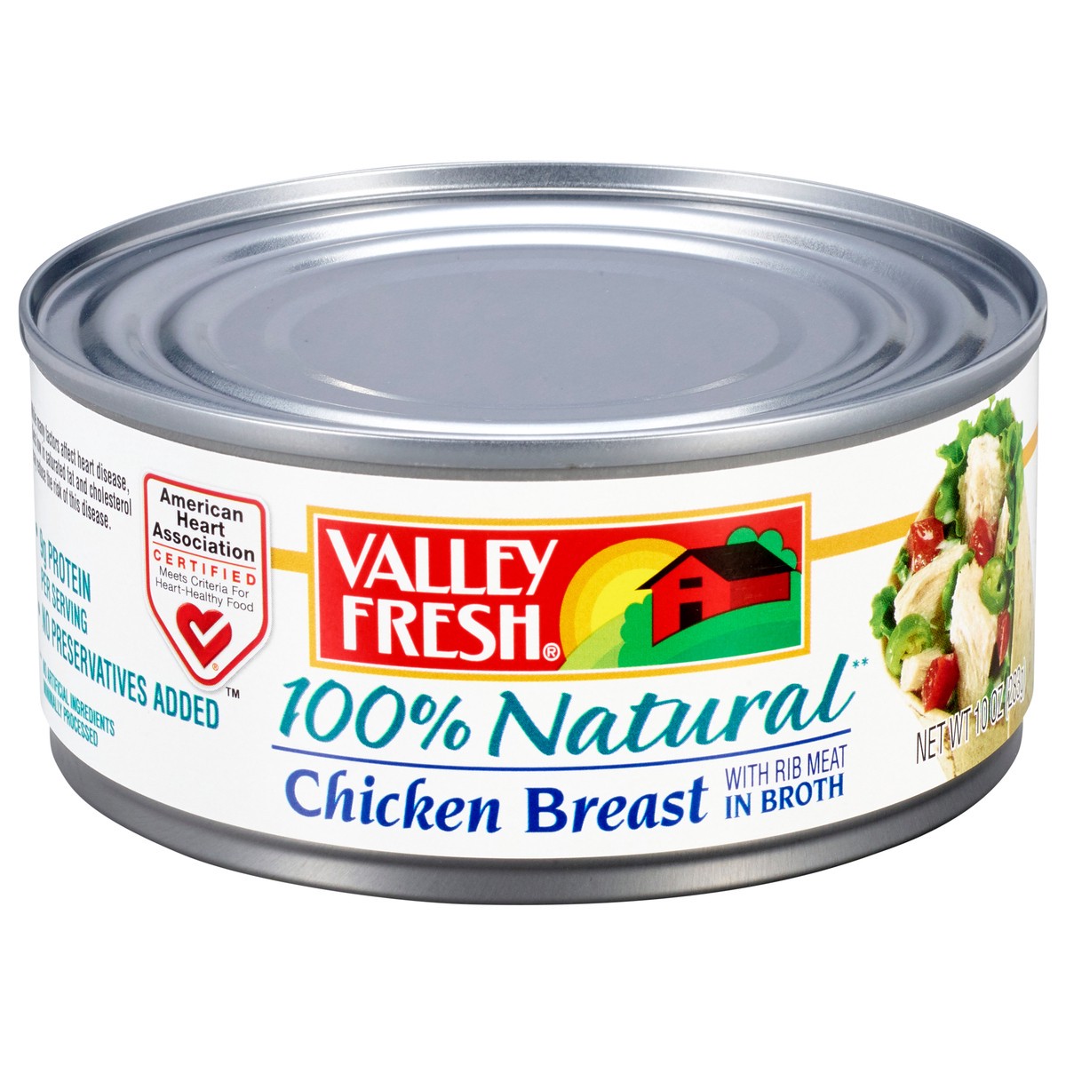 slide 14 of 14, Valley Fresh 100% Natural Chicken Breast, 10 oz