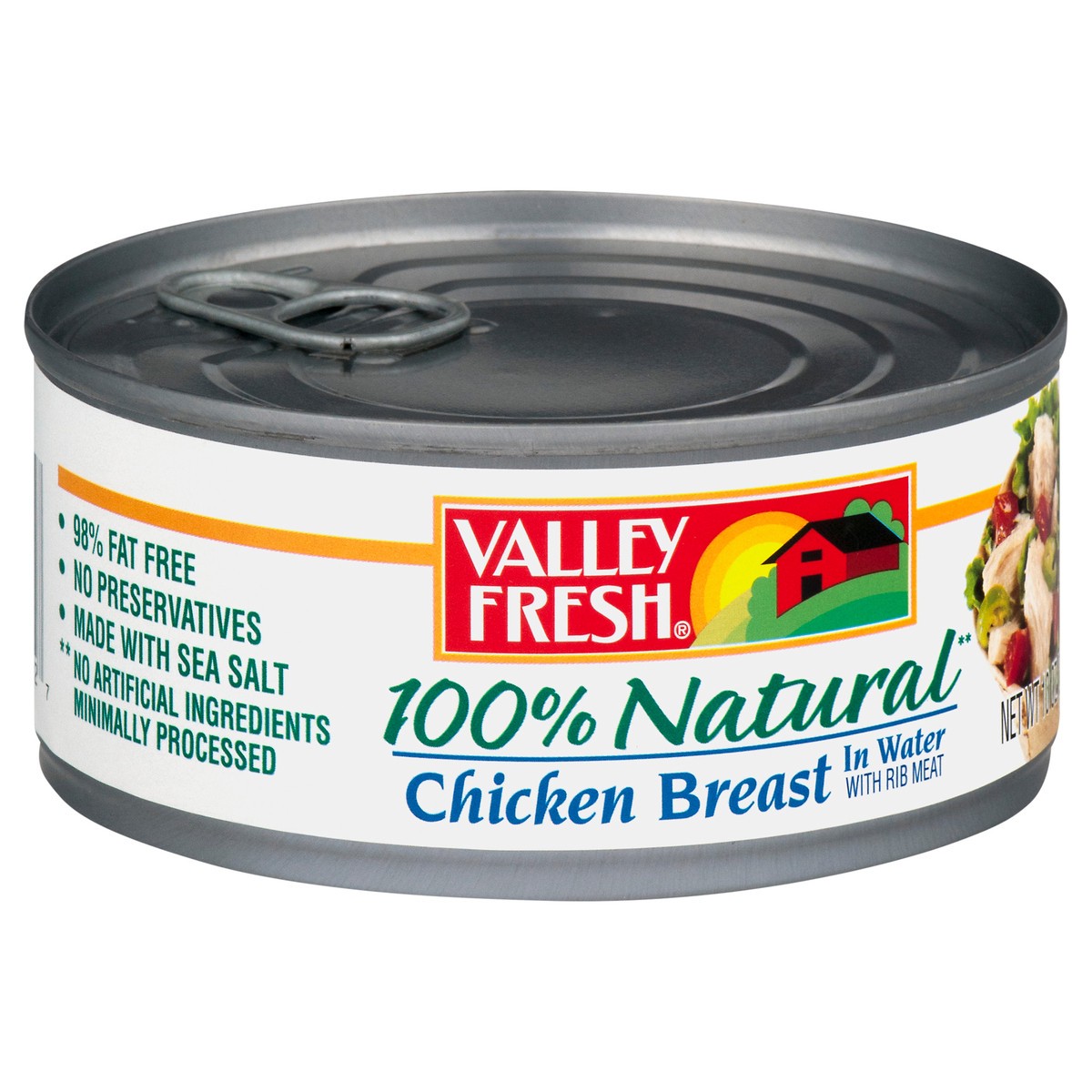 slide 5 of 14, Valley Fresh 100% Natural Chicken Breast, 10 oz
