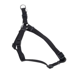 Coastal Comfort Wrap Adjustable Dog Harness, Black, Medium - 3/4" x 20"-30"