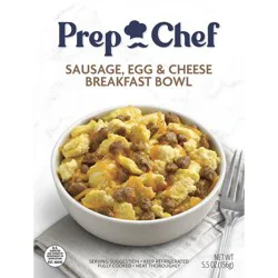 Prep Chef Frozen Sausage Egg and Cheese Breakfast Bowl - 5.5oz
