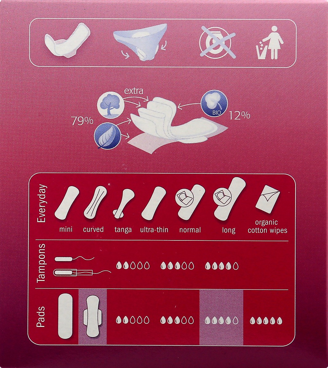 slide 3 of 11, Natracare Extra Pads 10 ea, 10 ct