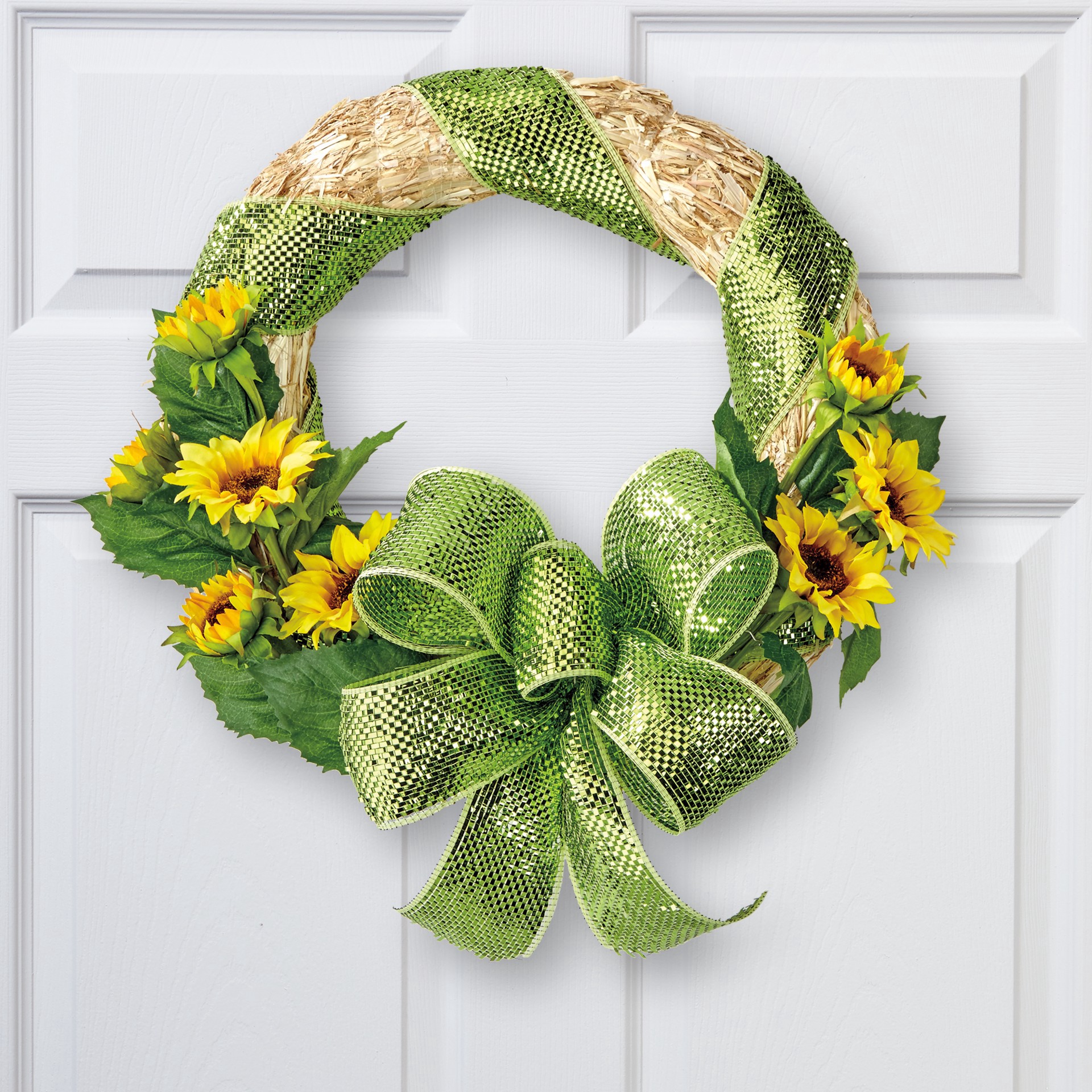 slide 7 of 9, Decorative Straw Wreath By Ashland, 12 in