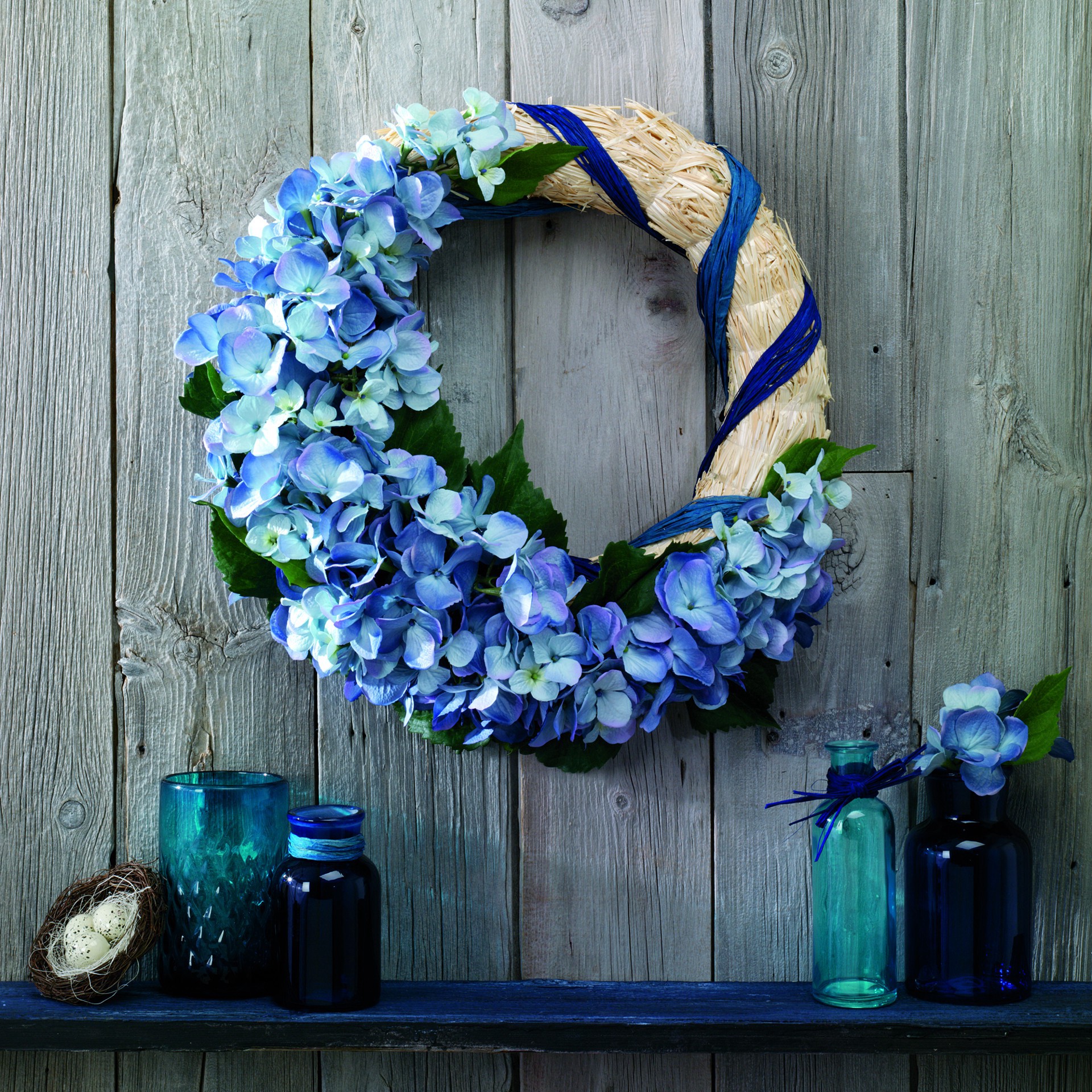 slide 6 of 9, Decorative Straw Wreath By Ashland, 12 in