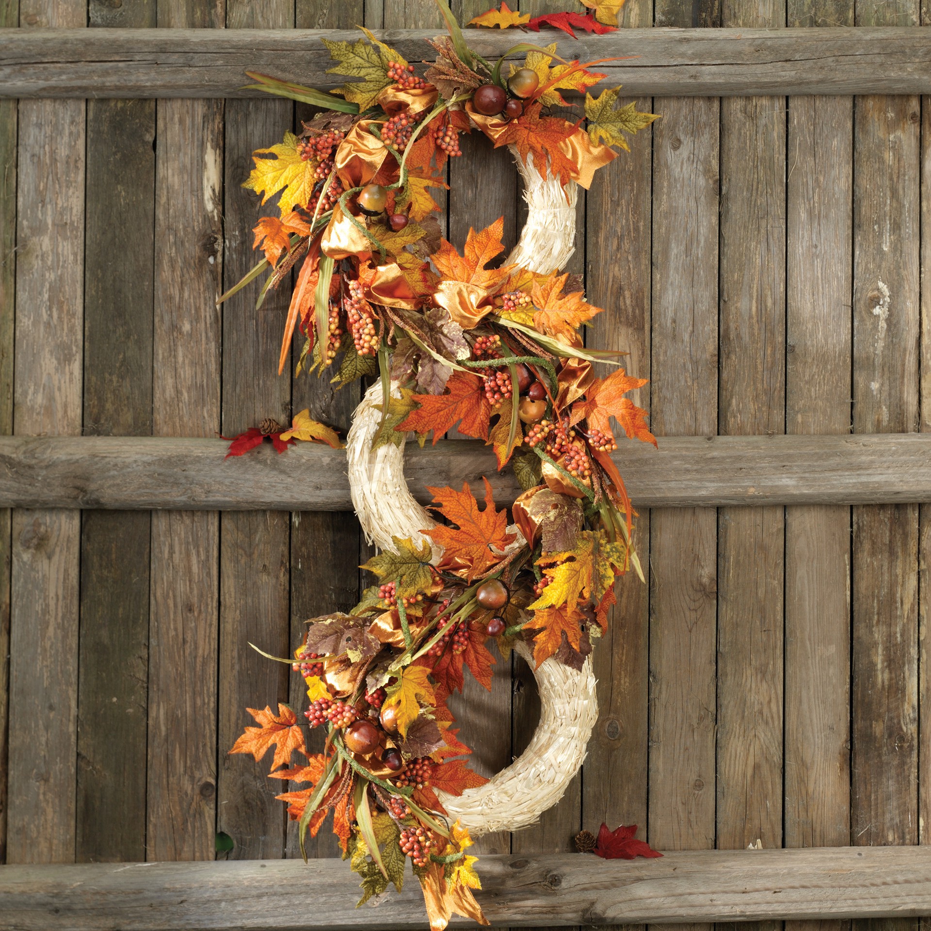 slide 9 of 9, Decorative Straw Wreath By Ashland, 12 in