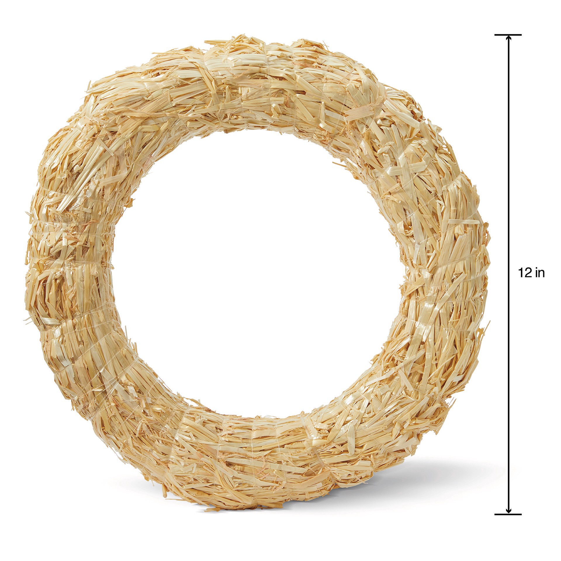 slide 4 of 9, Decorative Straw Wreath By Ashland, 12 in