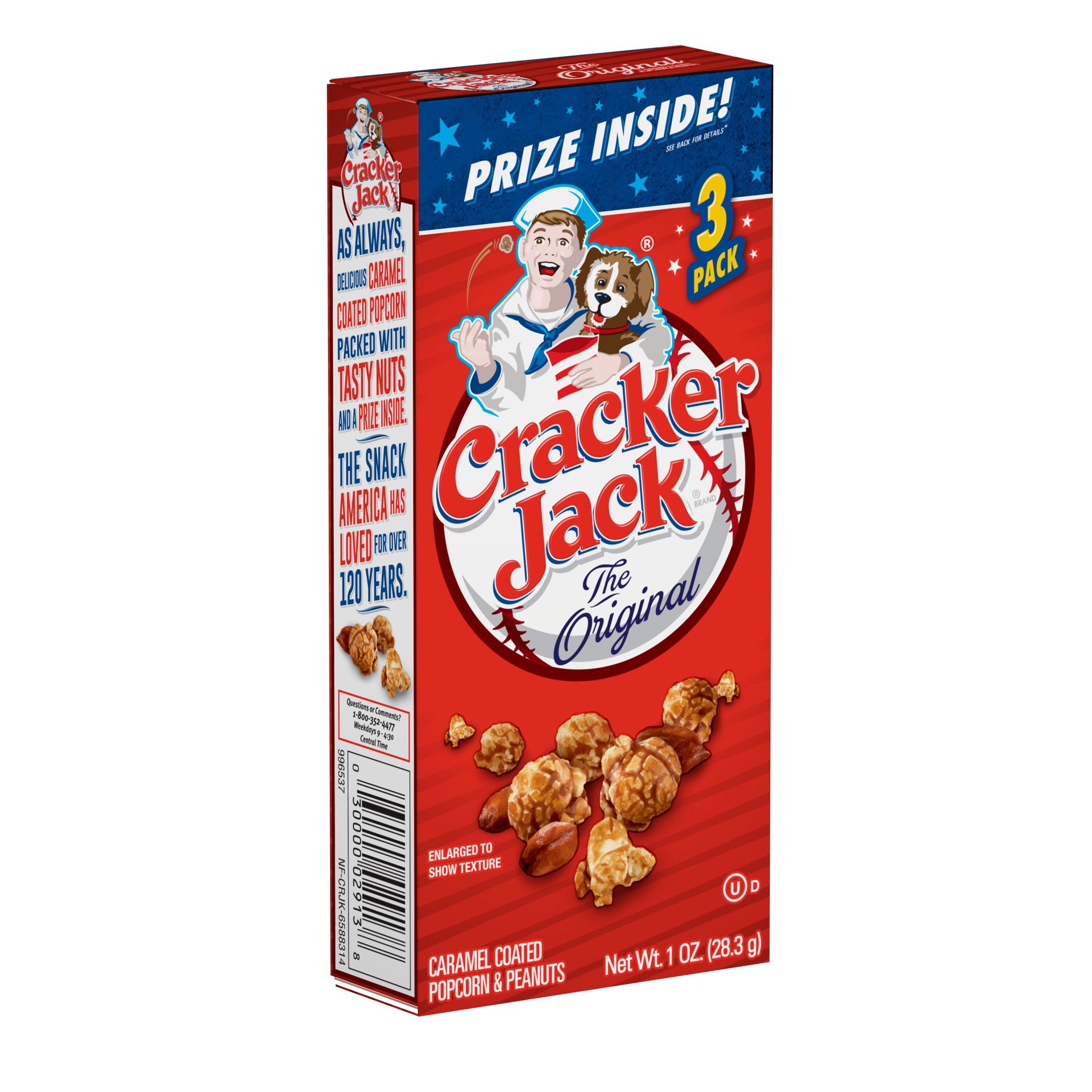 slide 1 of 3, Cracker Jack Triples, 1 oz