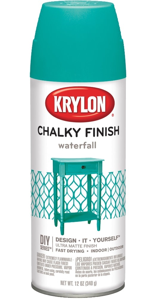 slide 1 of 1, Krylon Chalky Matte Finish Paint - Waterfall, 12 oz