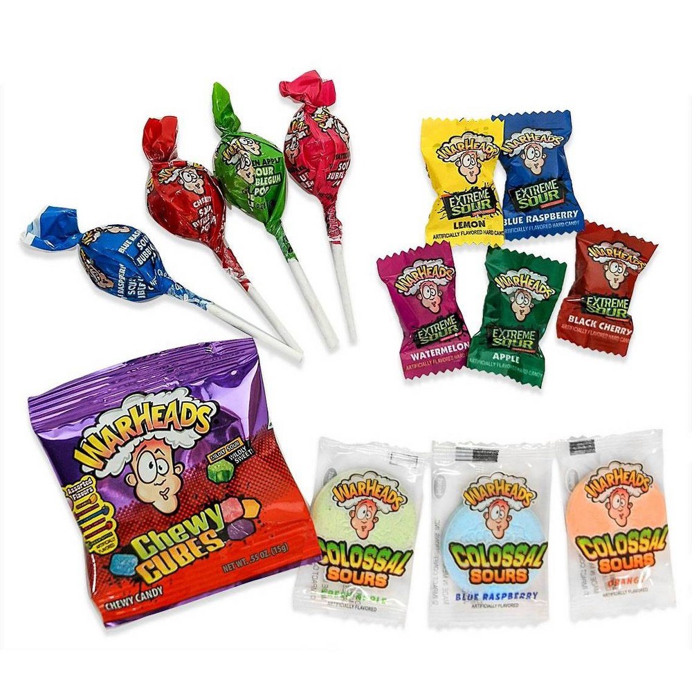 slide 3 of 3, Warheads Halloween Mixed Candy Variety Pack, 20 oz