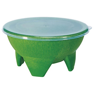 slide 1 of 1, Cocinaware Salsa Bowl With Lid Green, 1 ct