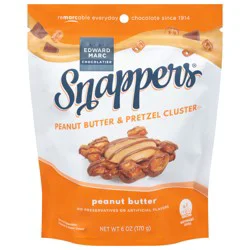 Edward Marc Chocolatier Snappers Peanut Butter Pretzels Milk Choc