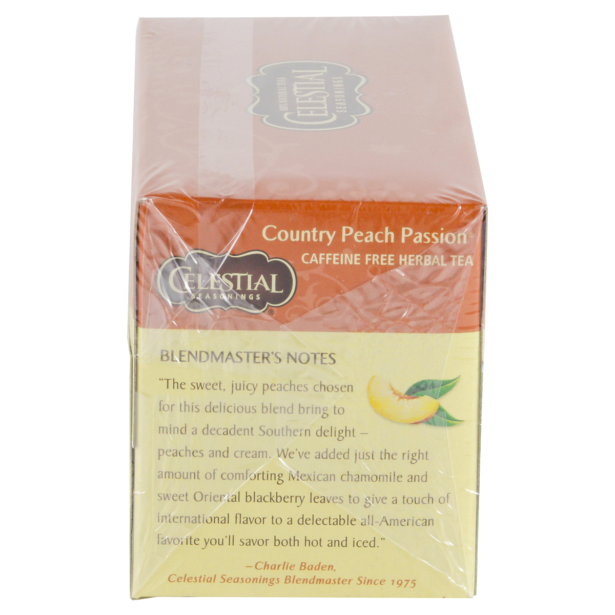 slide 2 of 6, Celestial Seasonings Country Peach Passion Caffeine-Free Herbal Tea, 20 ct