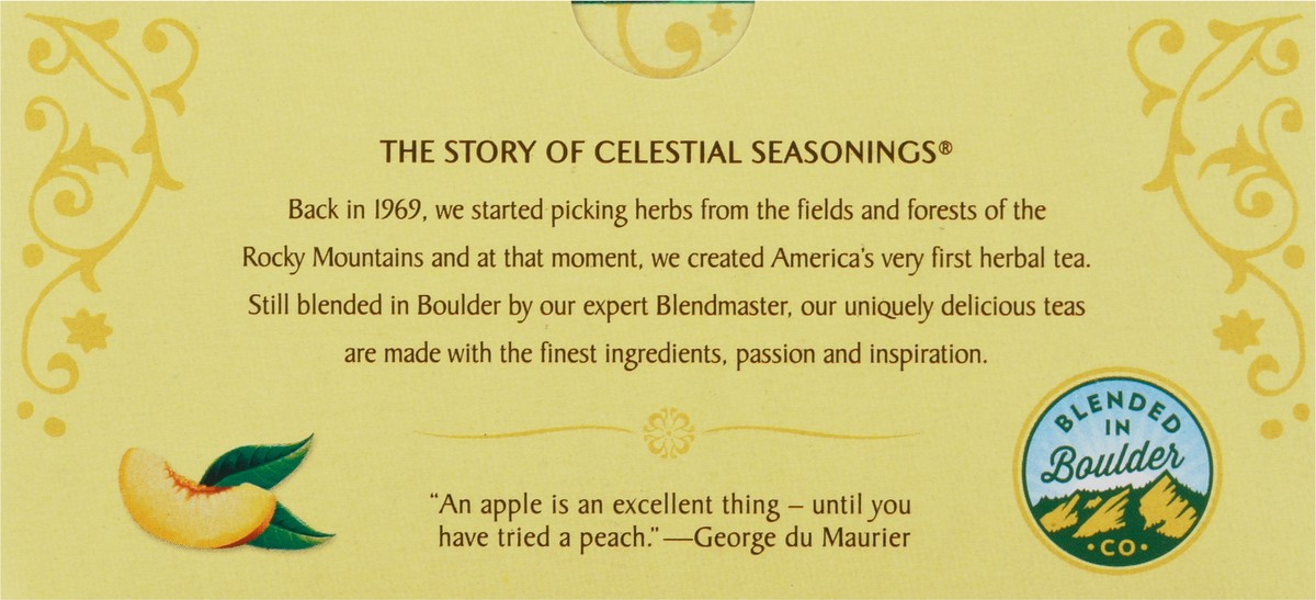 slide 4 of 9, Celestial Seasonings Caffeine Free Country Peach Passion Herbal Tea 20 Tea Bags, 20 ct