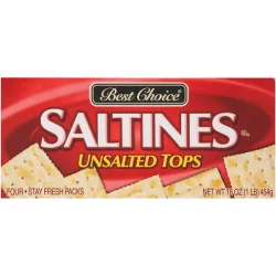 Best Choice Unsalted Saltines Stack Pack