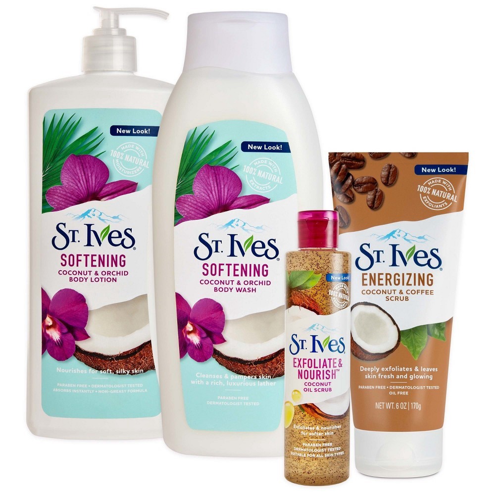 slide 8 of 8, St. Ives Softening Hand & Body Lotion Coconut & Orchid, 21 oz, 21 oz