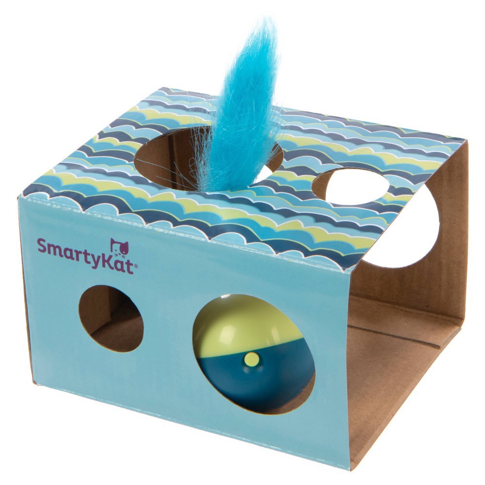 slide 2 of 8, SmartyKat Twirly & Peek Electronic Motion Cat Toy, 1 ct